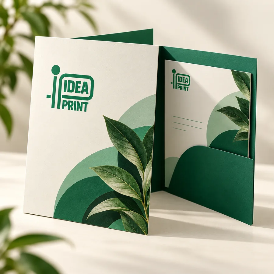 Папки IdeaPrint: презентационные папки с фирменным оформлением